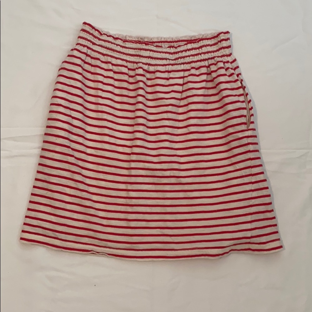 striped skirt